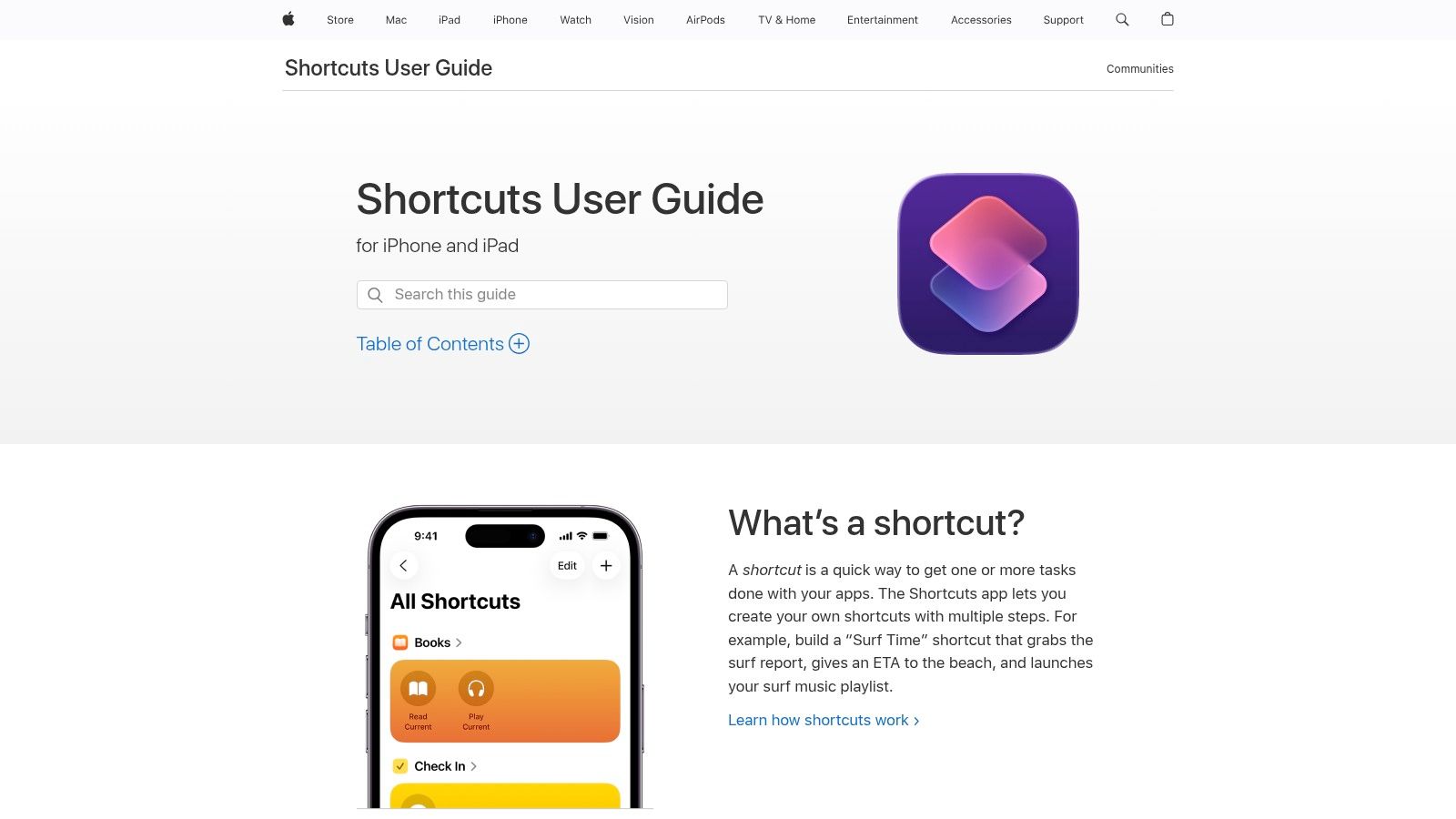 Screenshot from https://support.apple.com/guide/shortcuts/run-a-shortcut-from-another-app-apd77a7daf94/ios